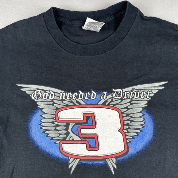 Delta Other - Vintage Dale Earnhardt #3 God Needed A Driver Memorial NASCAR T Shirt Large